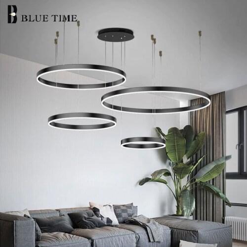 Modern Led Chandelier Indoor Lighting Black Gold Chandelier Lighting For Living room Dining room Kitchen Bedroom Lamp Luminaires