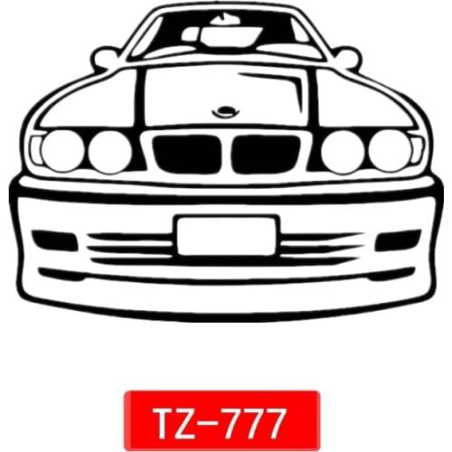 Three Ratels TZ-777 12*16.2cm 1-5 pieces car sticker for bmw e34 auto sticker car stickers removable