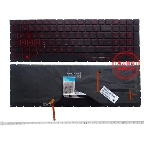 US Backlit Laptop Keyboard for HP 15-DH 15-DC TPNQ211 C143 OMEN 15 DC DC0003la DC005TX DC0004TX 15-DH TPN-Q211