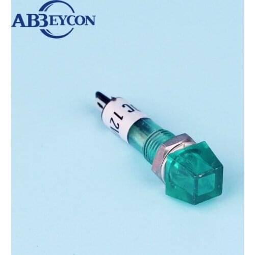 ZS19 7.5mm dia pilot light 3v 6v 12v 24v lamp illuminated plastic pilot light 7.5mm