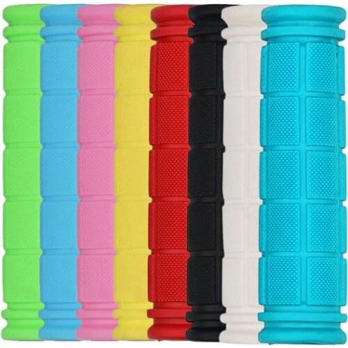 1 pair Grips Rubber MTB Road Bike Grips Handle End Bar Cycling BMX Fixed Gear Handlebar Grips Fixie Bike Parts Non-slip Bar