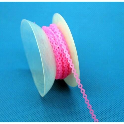 1Pc Dental Orthodontic Spool Elastic Ultra Power Chain Pink Color Long 15FT