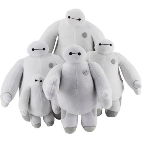 40CM Big Hero 6 Baymax Plush Toy Stuffed Soft Doll ROBOT Stuffed Animals Plush Baby Toys Movable Hands Christmas Gifts