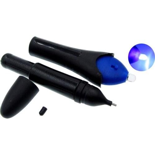 5 Second Quick Fix Liquid Glue Pen Uv Light Repair Tool With Glue Super Powered Liquid Plastic Welding Compound Office Supplies