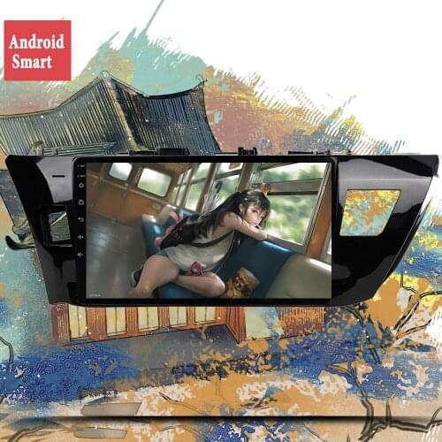 2din 6+128G Android 10.0 Car Head Unit Radio Audio GPS Multimedia Player For 2013 2014 2015 Toyota Corolla Carplay Rear camera