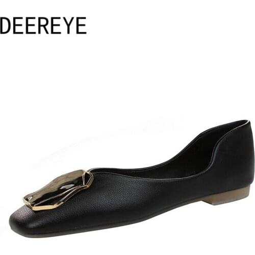 Big Size 33-43 Womens Soft Flat Ballet Shoes Ladies Footwear Females Slip On Shallow Loafers Zapatos De Muje Single Work Shoes