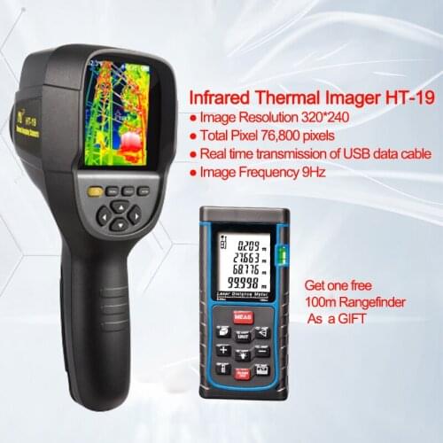 Fast Shipping Professional Edition Handheld HT-19 Infrared Thermal Imager 320*240 HD detector 0.07 High Sensitivity