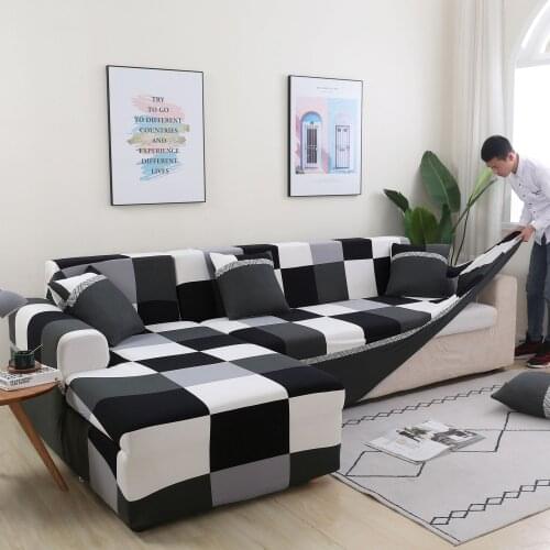 Sofa cover all-inclusive non-slip cover removable and washable colorful sofa towel stretch summer fabric sofa cushion