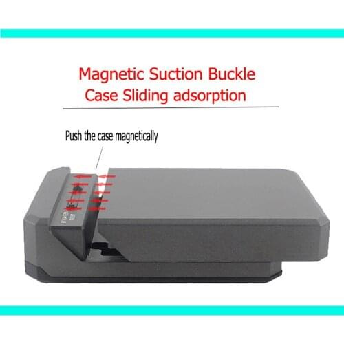 Raspberry Pi 4 model B aluminum alloy case slider magnetic suction case , for Raspberry pi 4B