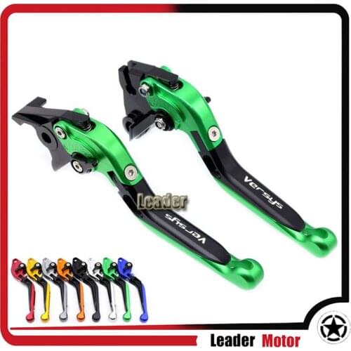 For KAWASAKI Versys 650 Versys650 2009-2014 Motorcycle Accessories Folding Extendable Brake Clutch Levers LOGO Versys