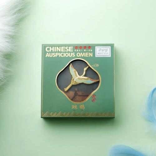 HOSENG Museum Cultural Artist Orchid Whale Phoenix Lotus Plant Animals Badge Elegant Lapel Scarf Enamel Jewelry Pin Gift HS_513