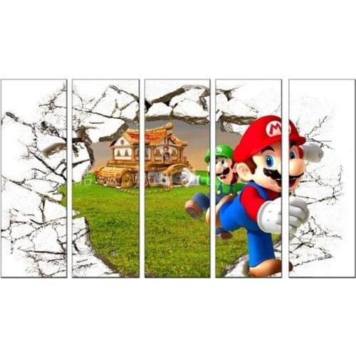 Cartoon painting for children room 3D modern art painting