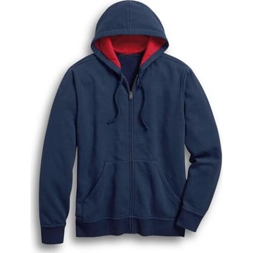 Mens Freedom Zip-Front Hoodie Motorcyclist Hoodie Motorcycle Hoodie 99032-20