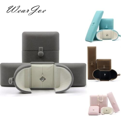 Valentines Day Engagement Wedding Jewelry Ring Surprise Gift Bearer Box Bangle Trinket Earrings Pendant Necklace Display Case