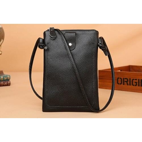 Solid color Genuine Leather Handbags Luxury Womens Bags Ladies Crossbody Bags Purse Clutch Phone Wallet Shoulder Bag 114