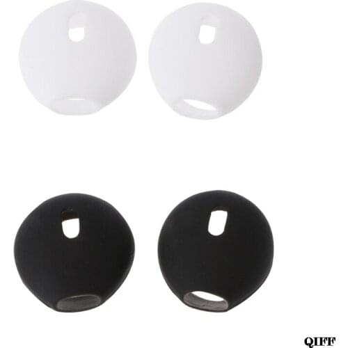Drop Ship&Wholesale 2Pairs Silicone in-ear Headset Earbuds Cover Anti-Lost Ear Cap for Apple Airpods APR29