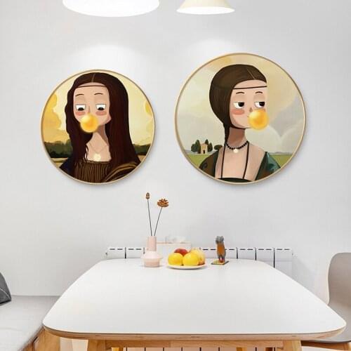 Modern Funny Balloon Figure Canvas Painting Famous Poster Print Home Decor Nordic Kids Room Decoration Picture Wall Paintings