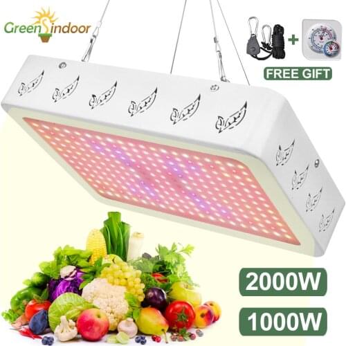 LED Grow Light Full Spectrum 1000W 2000W Indoor Plant Light UV Growing Light For Plants Flowers UV Grow Tent Box Fitolamp Phyto