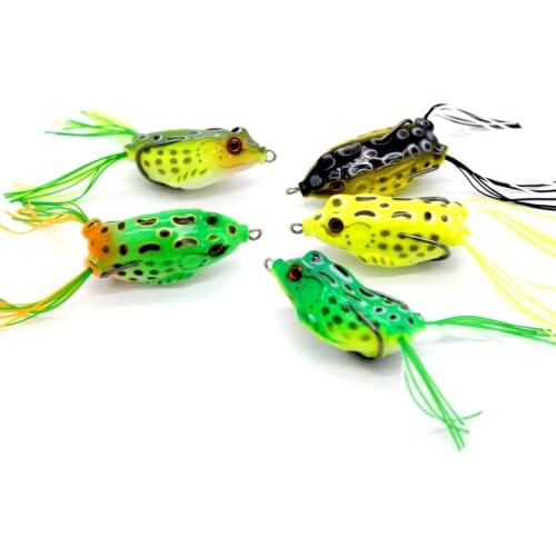 Top Water Artificial Frog Lure 5g 8g 12g Fishing Soft Lure Floating Fishing lures Soft Frog Lure