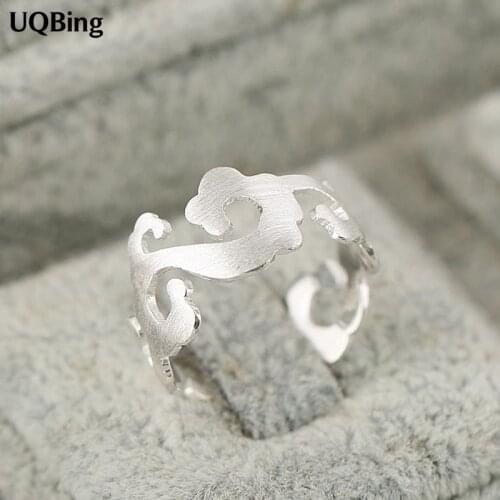 Unique Simple 925 Silver Rings For Women Finger Ring Open Rings Best Selling