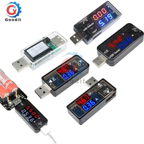 USB Digital Voltmeter Ammeter Current Voltage Meter USB Power Detector Tester Battery Energy Capacity Time Multifunction Tester