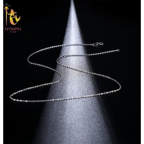 NYMPH 925 Sterling Silver Jewelry Necklaces & Pendants For Women Fashion Lady Festival Gift Sterling-silver-jewelry o Shape x248