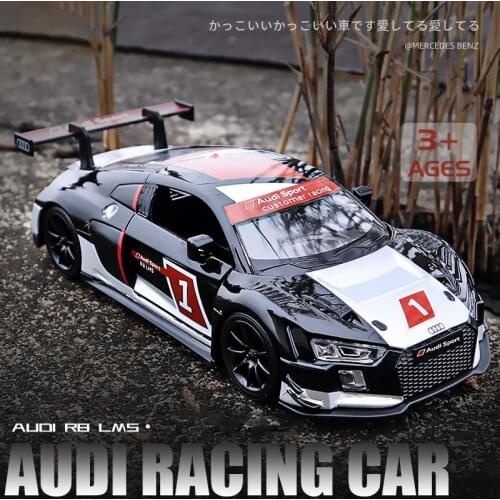 1:32 AUDI R8 LMS Racing Car Alloy Car model Diecasts & Toy Vehicles Car Model Miniature Scale Model Sports Car Toys For Children