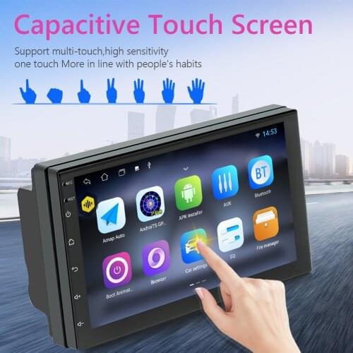 VODOOL Android 10 Car Radio Multimedia Video Player 2 Din Double Stereo GPS Navigation WIFI Bluetooth Player AUX Auto Stereo 7