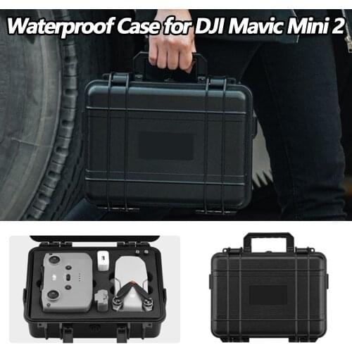 BRDRC Portable Waterproof Suitcase Storage Bag Protective Carry Travel Hard Case for DJI Mavic Mini 2 Drone Accessories