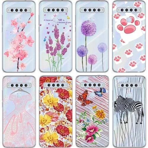 For TCL 10L Case Luxury TPU Silicone fundas for TCL 10 Pro case Phone Back Cover for TCL 10 SE T766H case Shells Coque