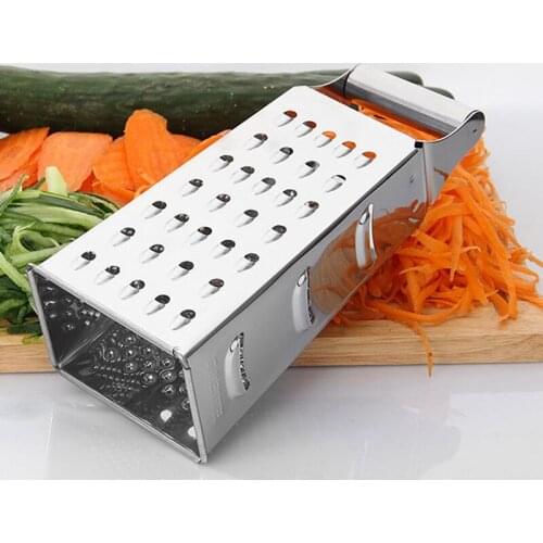 Stainless Steel Four-side Grater Multifunctional Peel Cutter for Cheese Garlic Ginger Grater Vegetable Fruit Planer Slicer Tools
