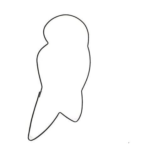 3D Parrot Pattern Cake Cookie Cutter Baking Mold Stainless Steel Biscui Animal Modeling Shape Decoration Tool