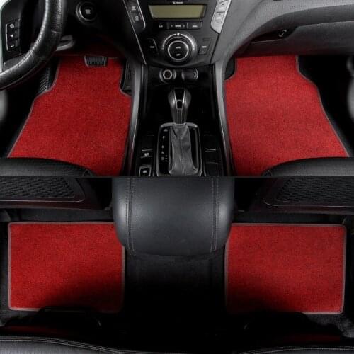 Kalaisike universal car floor mat for Ford All Model kuga ecosportcar mondeo fiesta F-150 focus Explorer Mustang car accessories