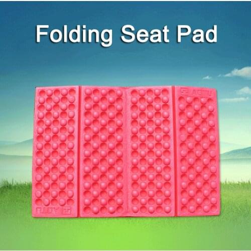 Camping Mat Seat Foam Pads EVA Folding Portable Outdoor Beach Moistureproof Mattress Pad Seat Cushion Egg Slot Yoga 6 Colors