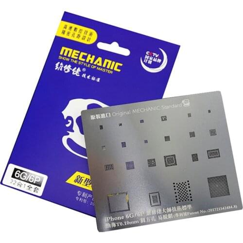 MECHANIC Tin Planting Positioning Template Phone Maintenance High Temperature Resistant Steel Mesh Net For iPhone8 A9 A10 A11