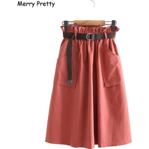 Merry Pretty High Waist Skirts For Women