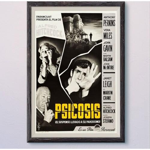 N268 PSYCHO Vintage Classic Movie Wall Silk Cloth HD Poster Art Home Decoration Gift