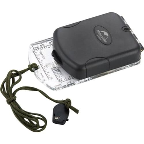 Naturehike Multifunctional Luminous Compass With LED Light Waterproof Hiking Climbing Compass Portable Handheld Outdoor hiking