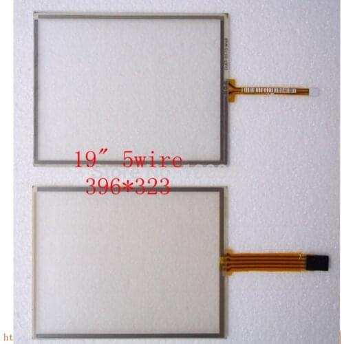 New 5pcs/lot 19 inch 396*323 Resistive 5 wire Usb touch screen panel 4:3 resistive touch screen panel