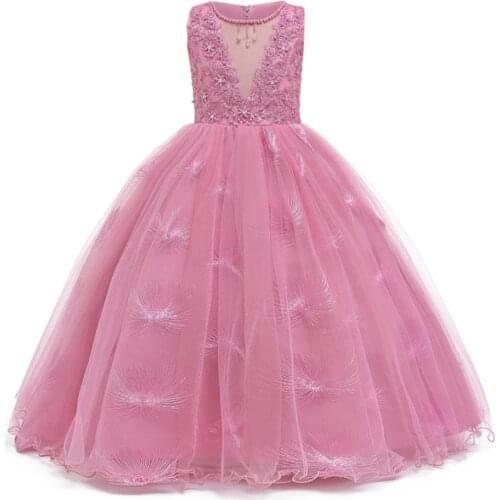 Girls Dress Elegant Princess Dress Kids Dresses For Girls Costume Wedding Party Dress Children Clothing vestidos 4 8 13 14 Years