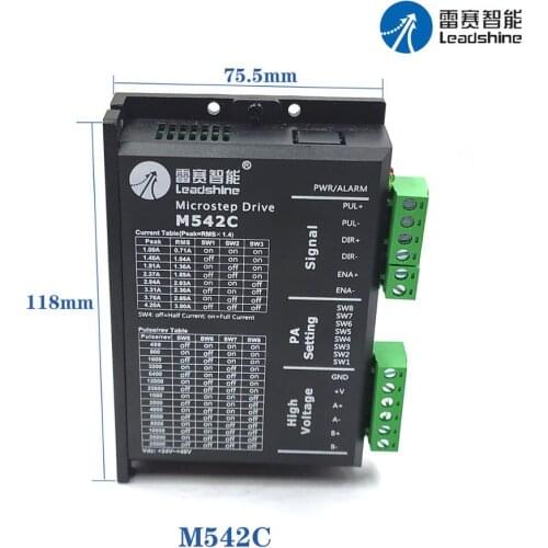 Original Leadshine M542C M542C-24 57 Stepper Motor Driver NEMA23 Stepper Motor Driver NEMA17 Stepper Motor Driver