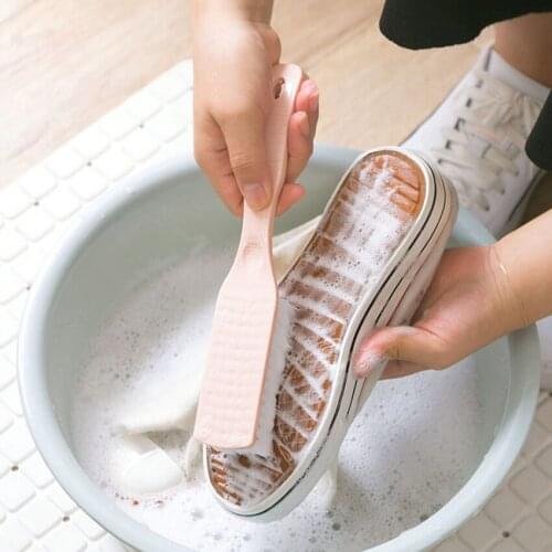 Plastic Long Handle Brushes Shoes/Clothes Cleaning Brush Cleaner Wash Laundry Sneaker Wiping off Dirt Household Accessories