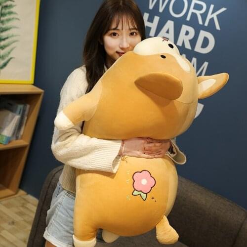 New 45/65cm Cute Shiba Inu Dog Plush Toy Stuffed Soft Animal Chai Pillow Christmas Gift for Kids Kawaii Valentine Present