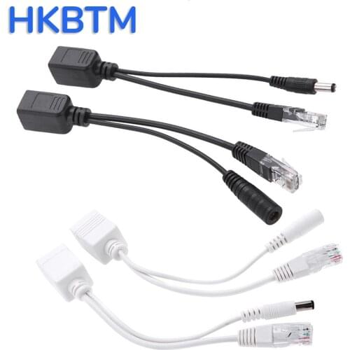 POE Cable Passive Power Over Ethernet Adapter Cable POE Splitter RJ45 Injector Power Supply Module 12-48v For IP Camea
