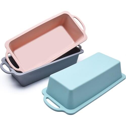 Silicone Cake Mold Bread Pan Bakeware Moulds Toast Bread Candy Mold Form Bakeware Non-stick Baking Dishes Kitchen Pastry Tools