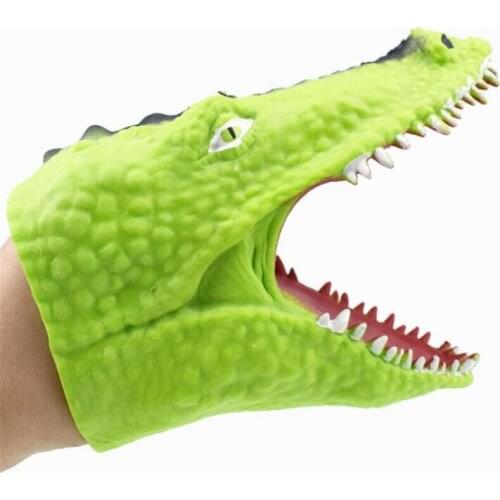 Ferocious Crocodile Hand Puppet Entertainment Pranks Toy Game Kids Props Realistic Party Fearsome Relax Kuso Party Game Toys