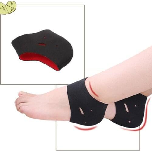 2Pcs/Pair Ultralight Sports Foot Ankle Support With Breathable Hole Protection Care Elastic Brace Gym Dance Yoga Cycling Black