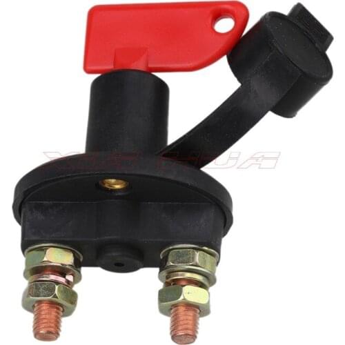 Battery Isolator Cut Off Power Kill Switch 400A 60V DC+Waterproof Cover Car battery power switch