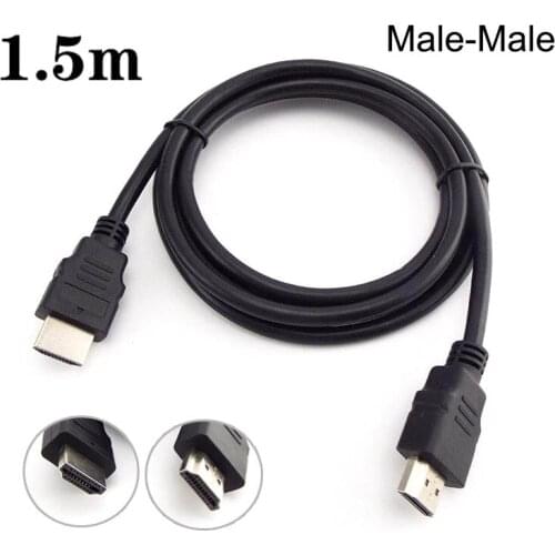 Version 1.4 High Speed HDMI-compatible Cable1080P 3D Connector Male-Male Cable For Splitter TV Box Projector PC 1.5m