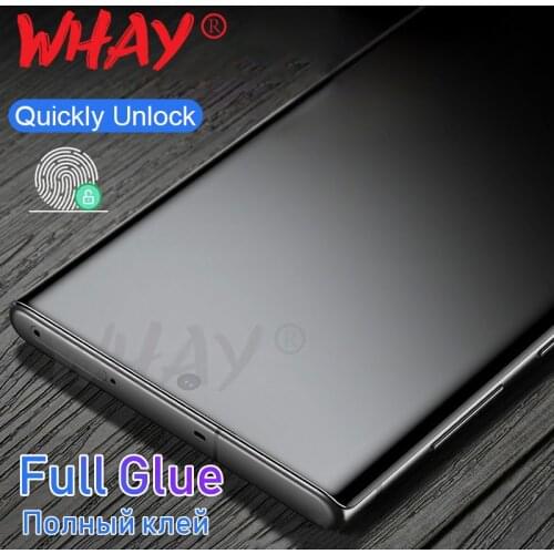 3D Full Glue Tempered Glass For Samsung Galaxy S10 Plus S10+ Note 9 8 Clear Screen Protective Glass For Galaxy S10 S8 Plus Cover